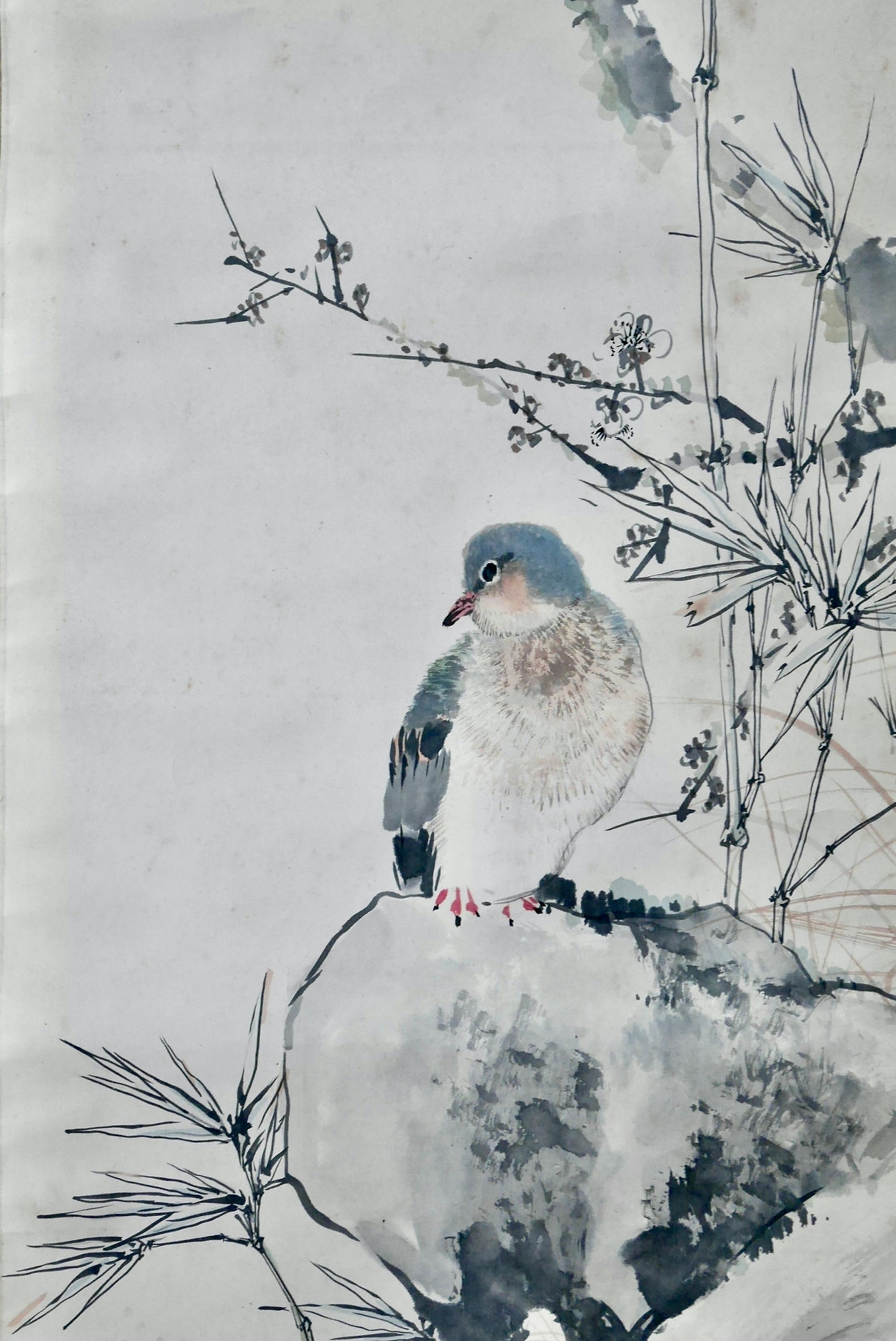 真作/田能村直入/大黒さん画賛/布袋屋掛軸HE-839 思いつけ