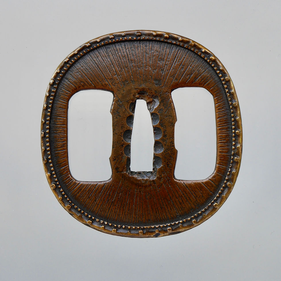 平田彦三 地紙図鐔