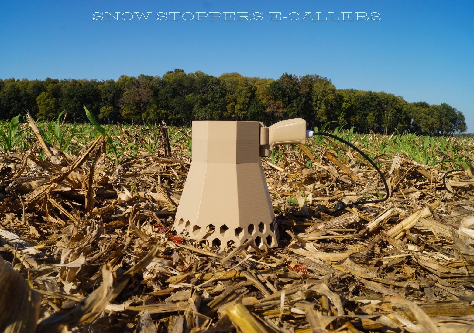Tan horn speaker