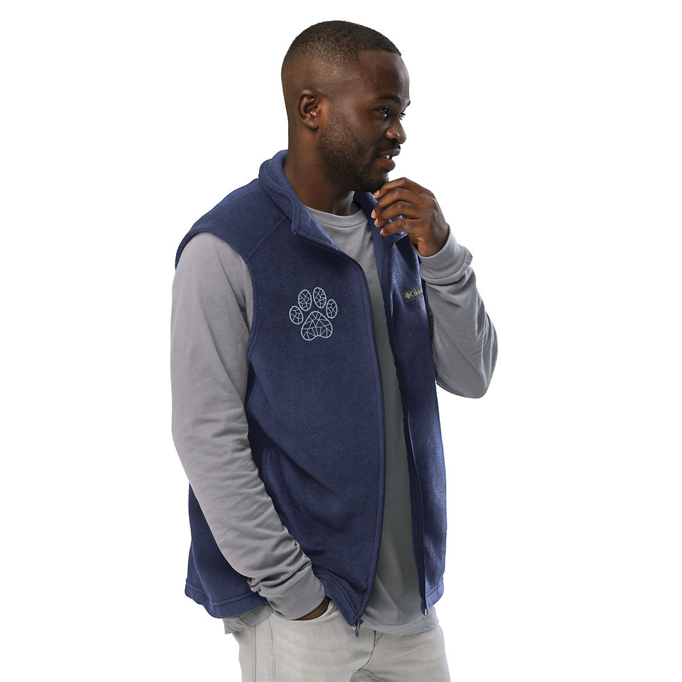 Thumbnail: Men’s Columbia Embroidered Paw Fleece Vest