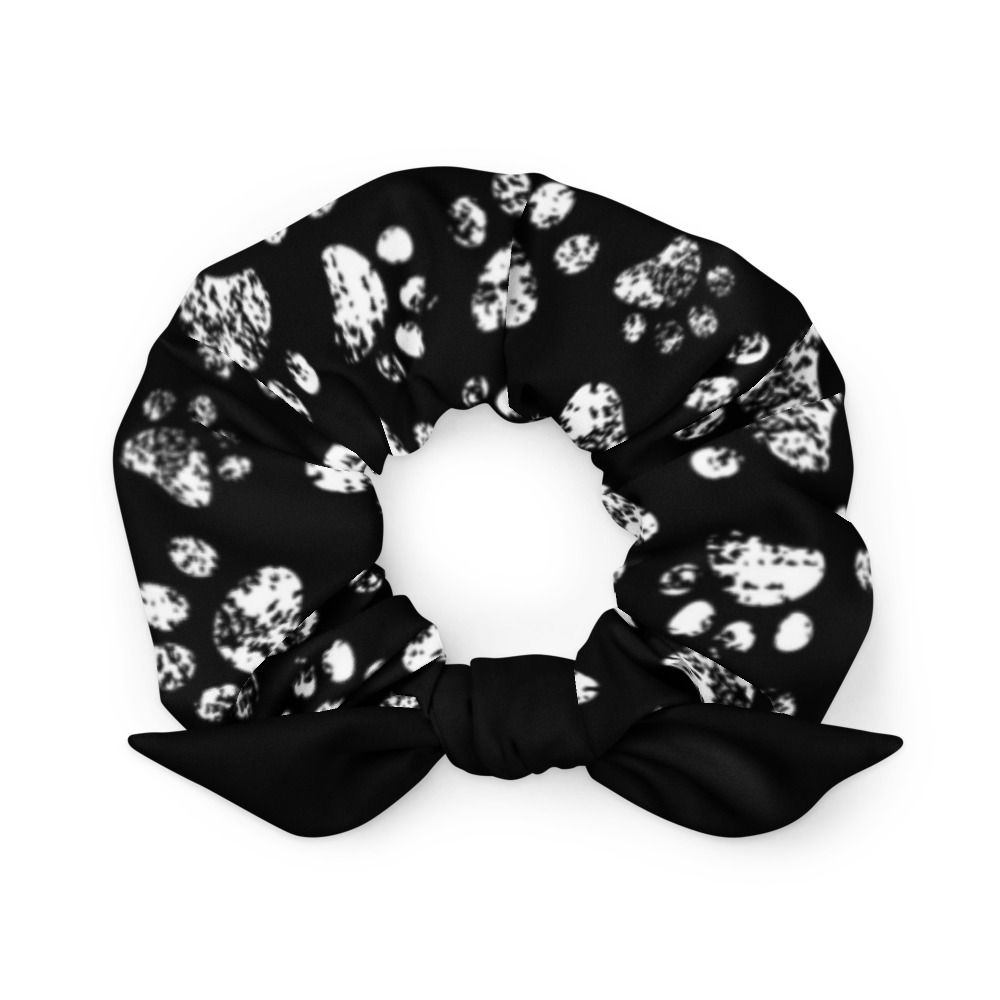 Paw Print Scrunchie
