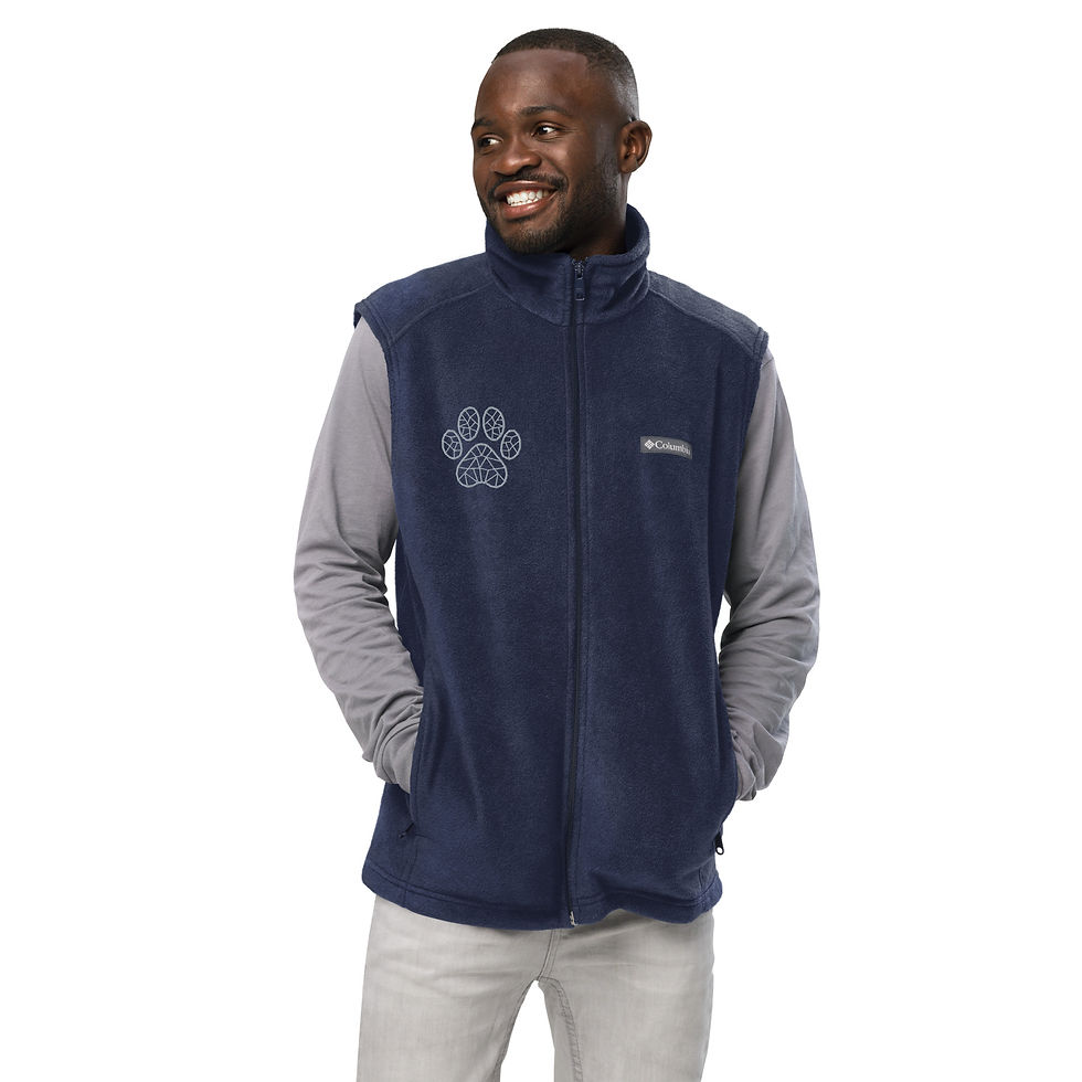 Thumbnail: Men’s Columbia Embroidered Paw Fleece Vest