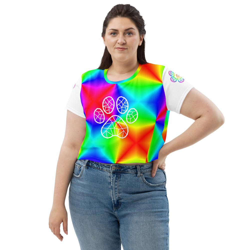 Prideful Paw Crop Tee