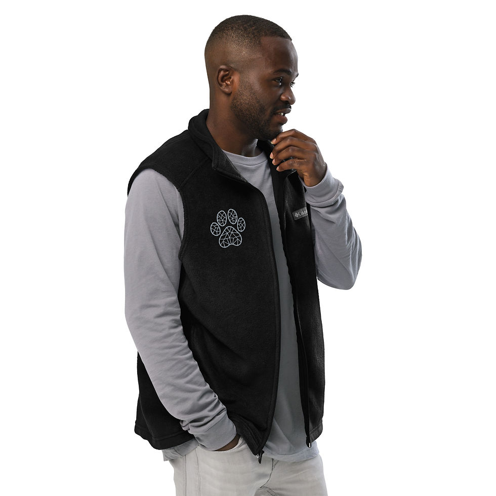 Thumbnail: Men’s Columbia Embroidered Paw Fleece Vest