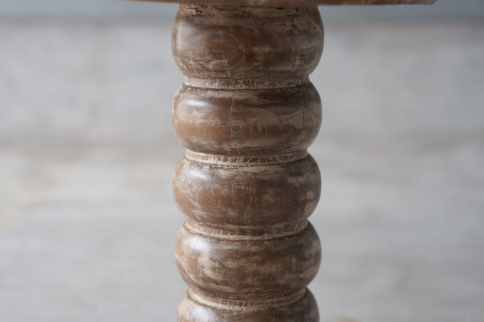 サムネイル： India vintage teakwood Side  table