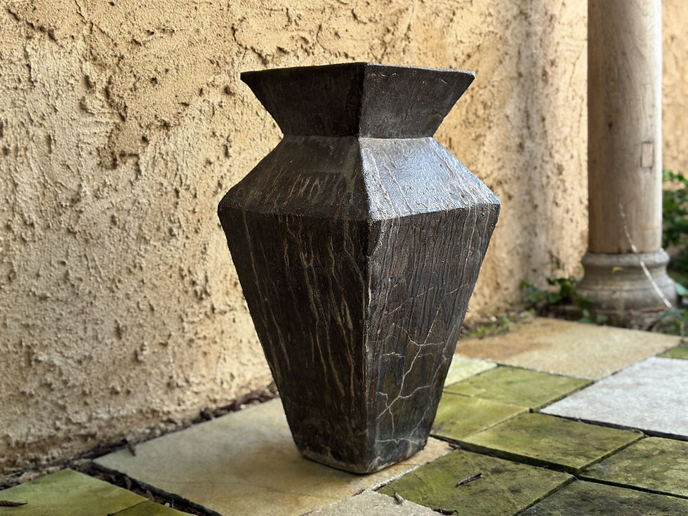 Thailand vintage lotus pot ③