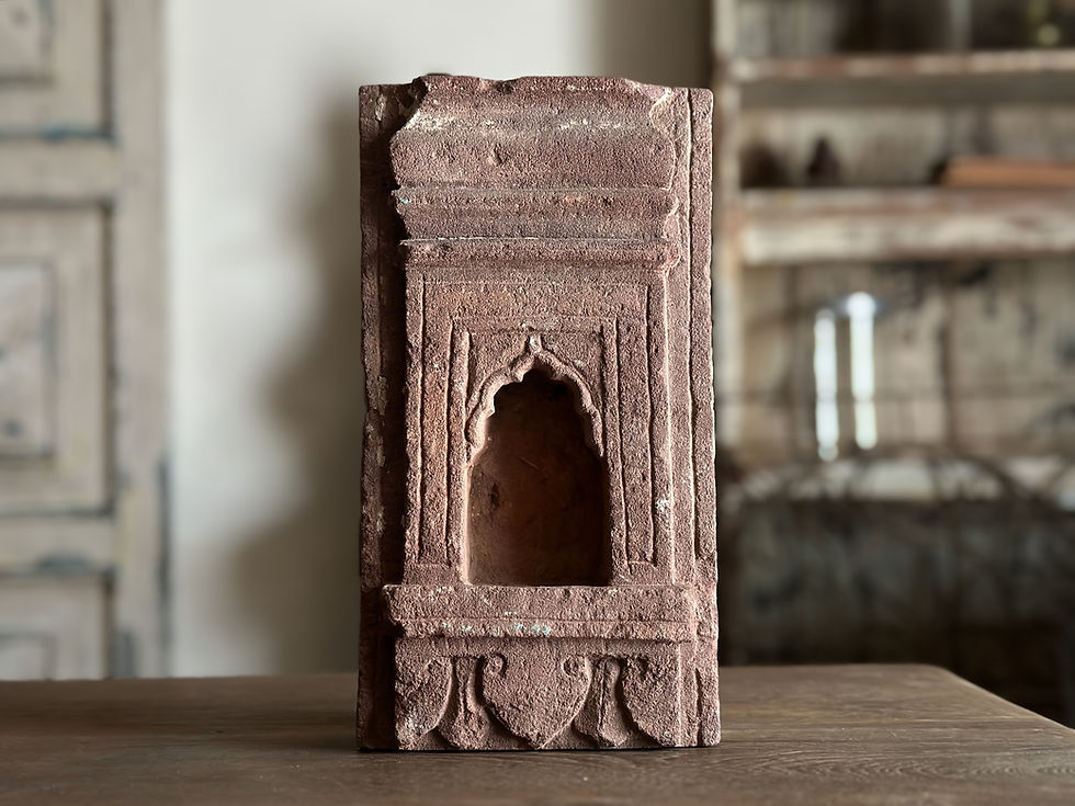 Indian antique stone relief d