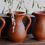 サムネイル： India terracotta handmade pitcher