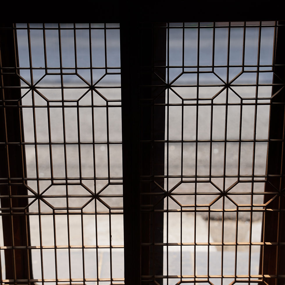 サムネイル： 日本 古民家回収 組子欄間ペア②