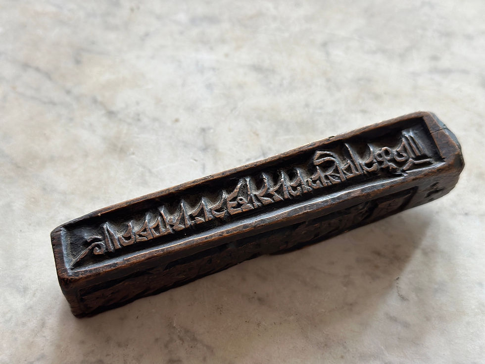 サムネイル： Tibet antique wooden mantra②