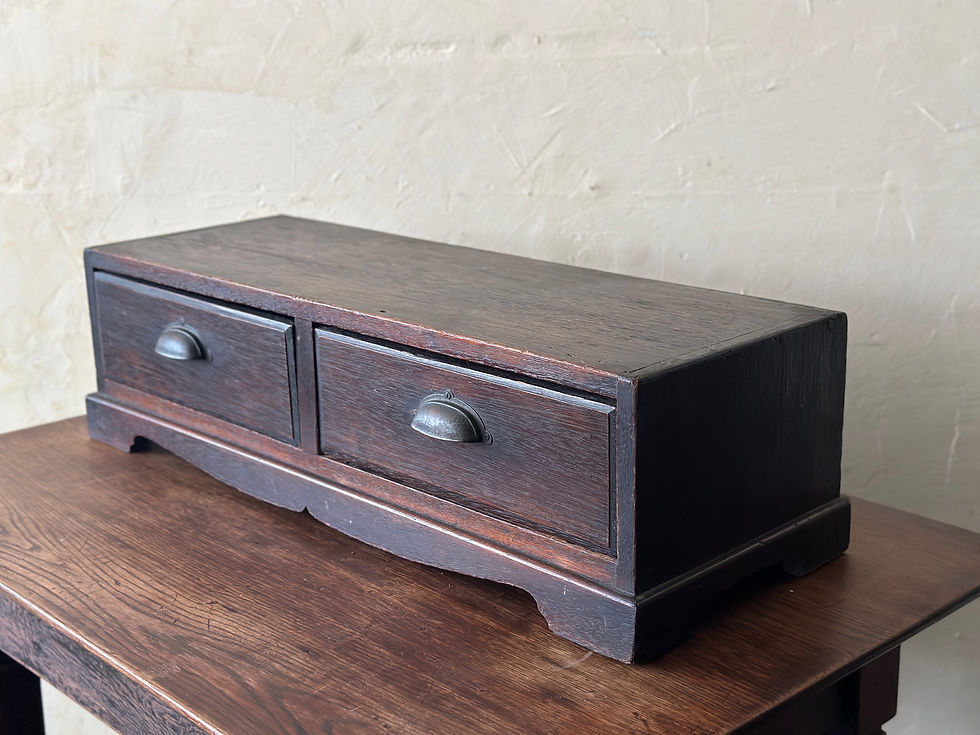 サムネイル： Japan antique wooden table box