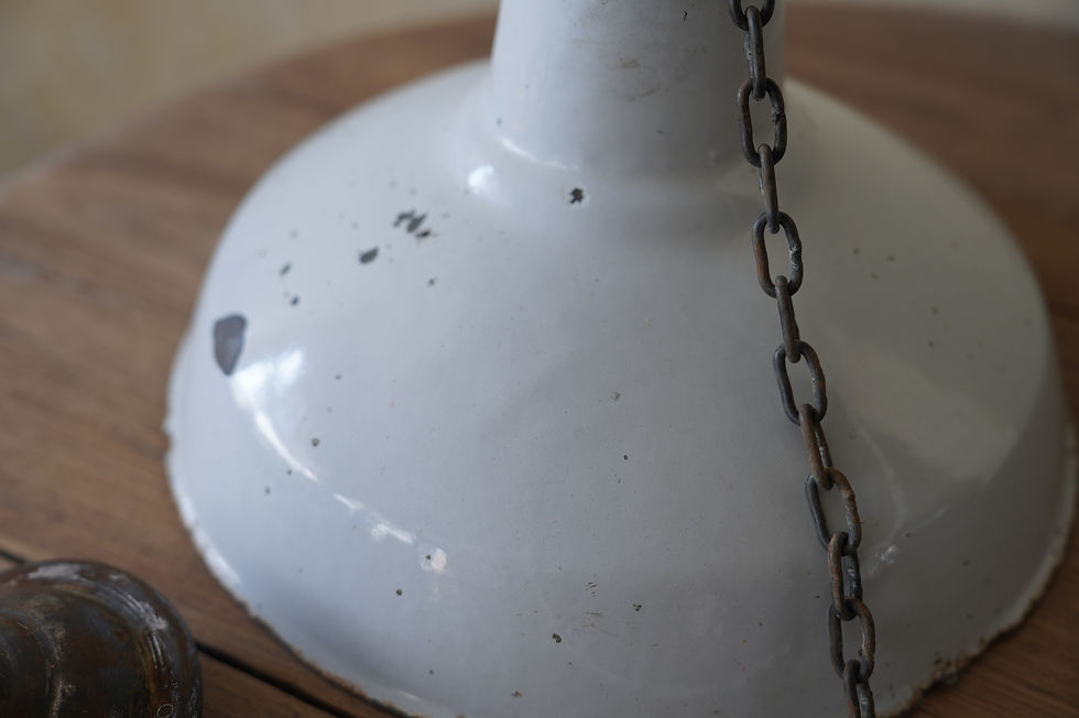 サムネイル： india antique iron enamel pendant light