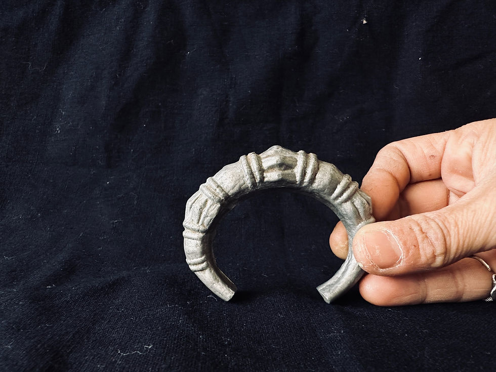 サムネイル： thailand tribal antique hair ring