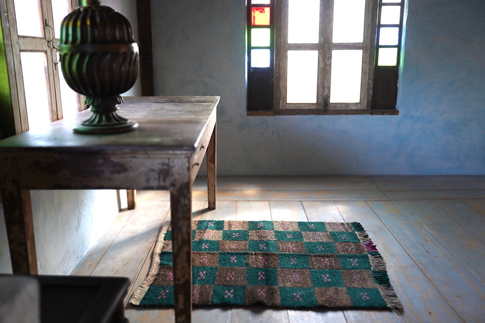 サムネイル： Turkish Nomad Vintage Kurdish Herki Tribewool kilim ③