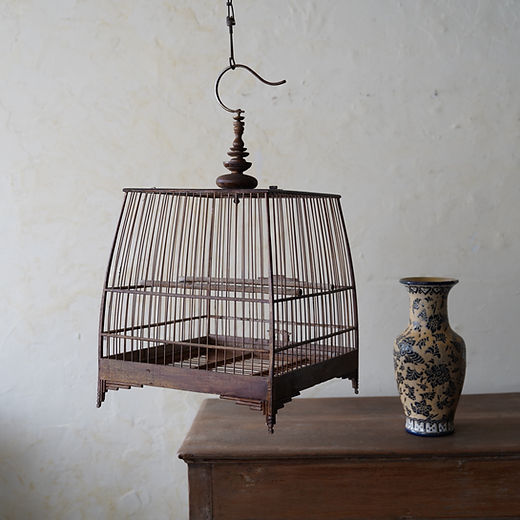 ベトナム ヴィンテージ バンブー鳥籠 | TABULE アジアのアンティーク家具