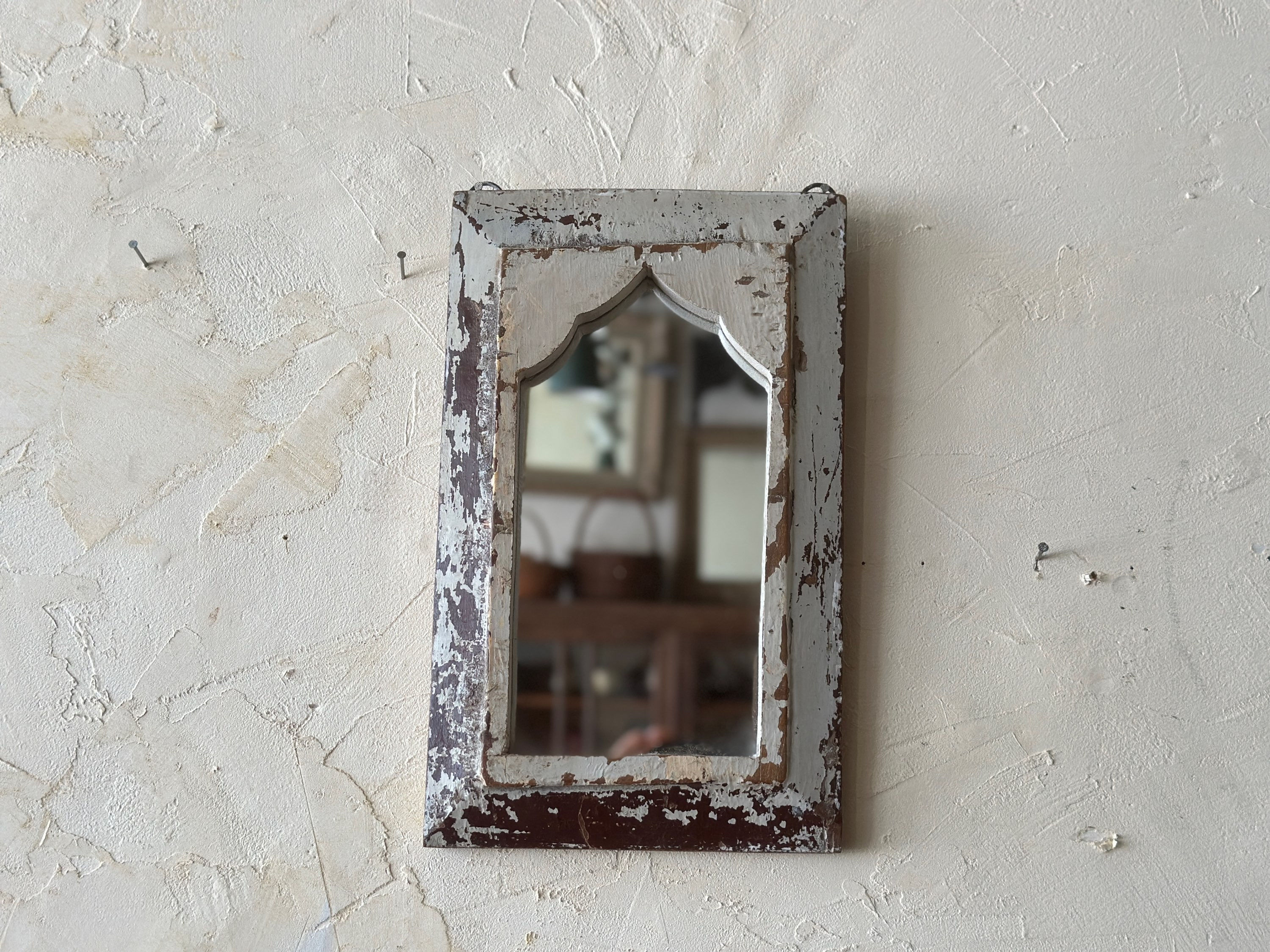 india old wooden wall mirror 2