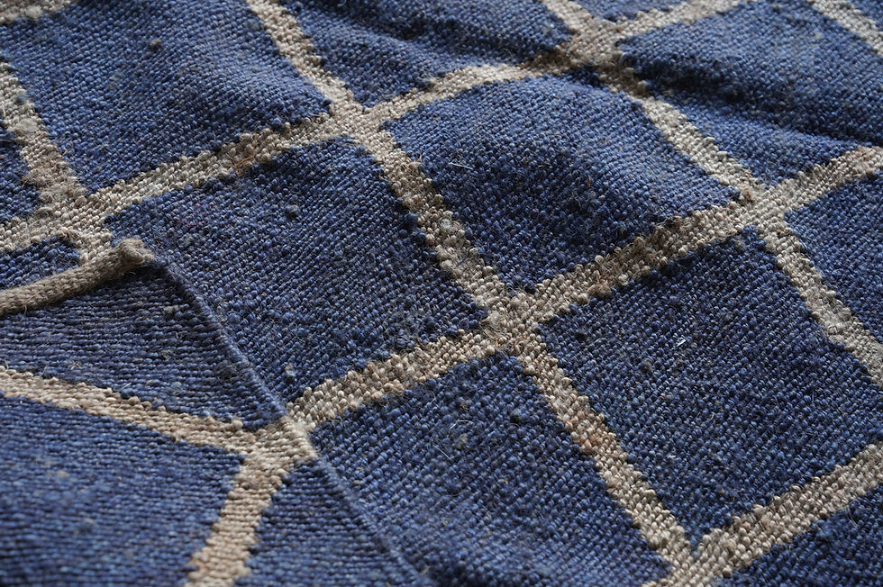 サムネイル： India handmade 100% hemp rugs