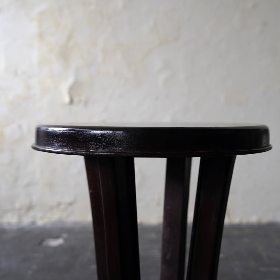 サムネイル： ベトナム ヴィンテージ 木製 カフェテーブル