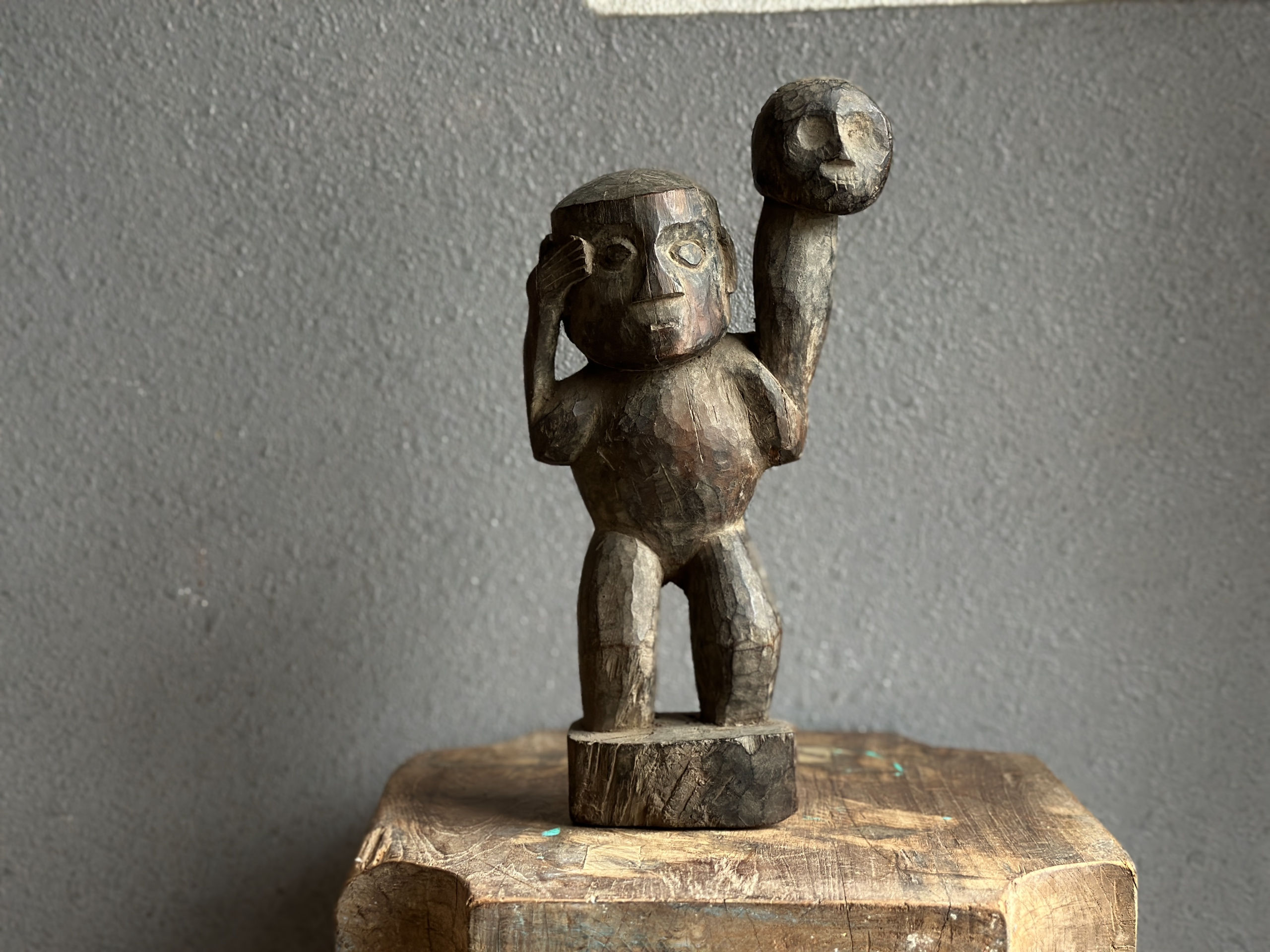 India antique wooden object ⑥