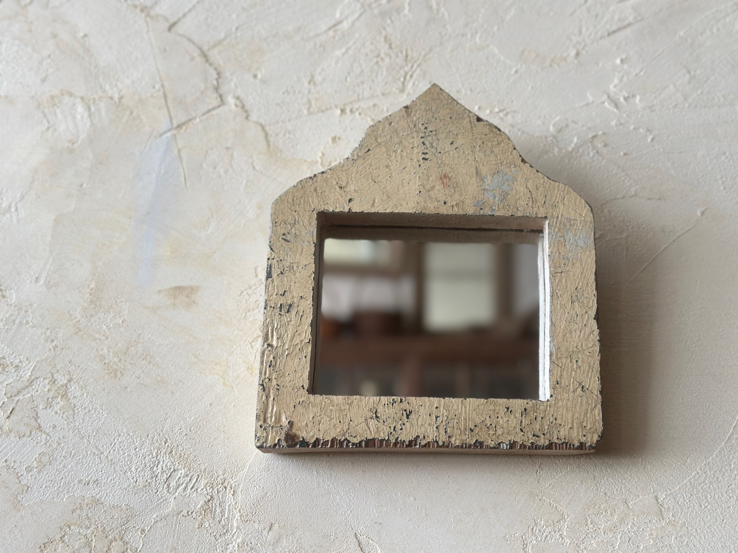 india old wooden wall mirror 7