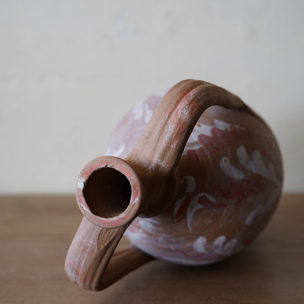 サムネイル： Antique Turkish olive oil terracotta pottery