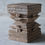 サムネイル： India antique wooden stool