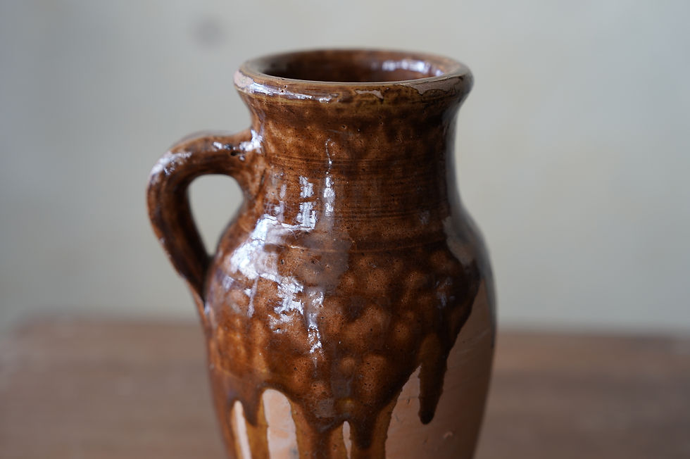 サムネイル： Vintage Anatolian terracotta pot from Turkey11