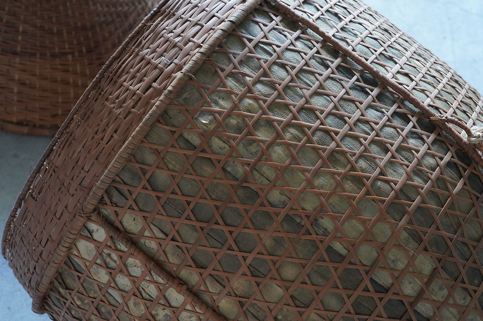 サムネイル： Thailand antique water plant rice box②