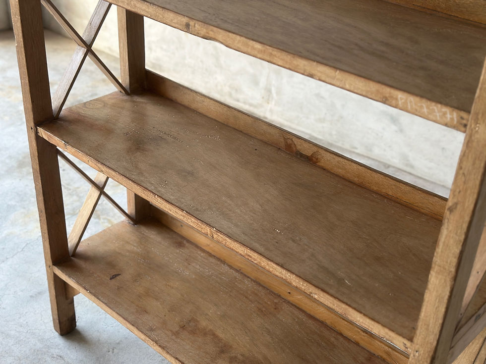 サムネイル： india old teakwood open cabinet
