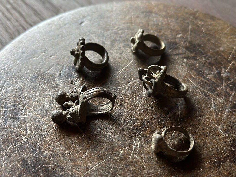 サムネイル： india antique tribe ring