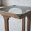 サムネイル： India vintage old wood×glass side table