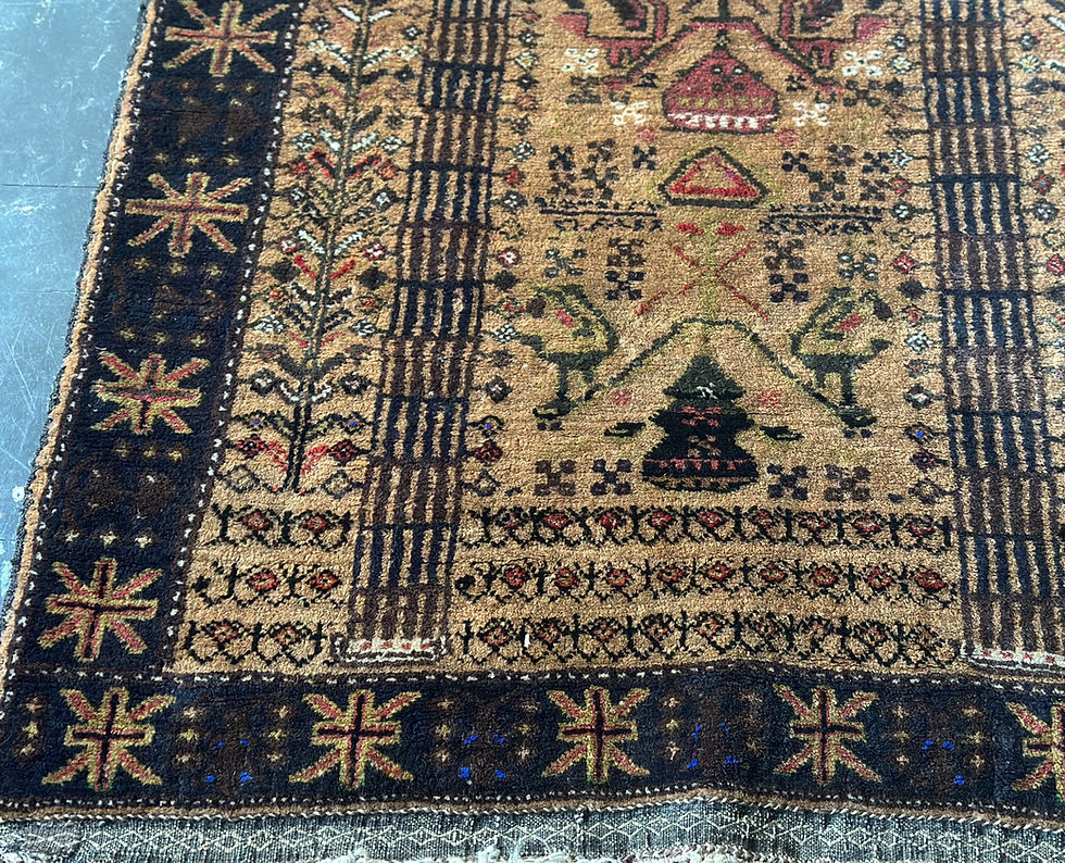 サムネイル： turkmenistan antique hand woven rugs