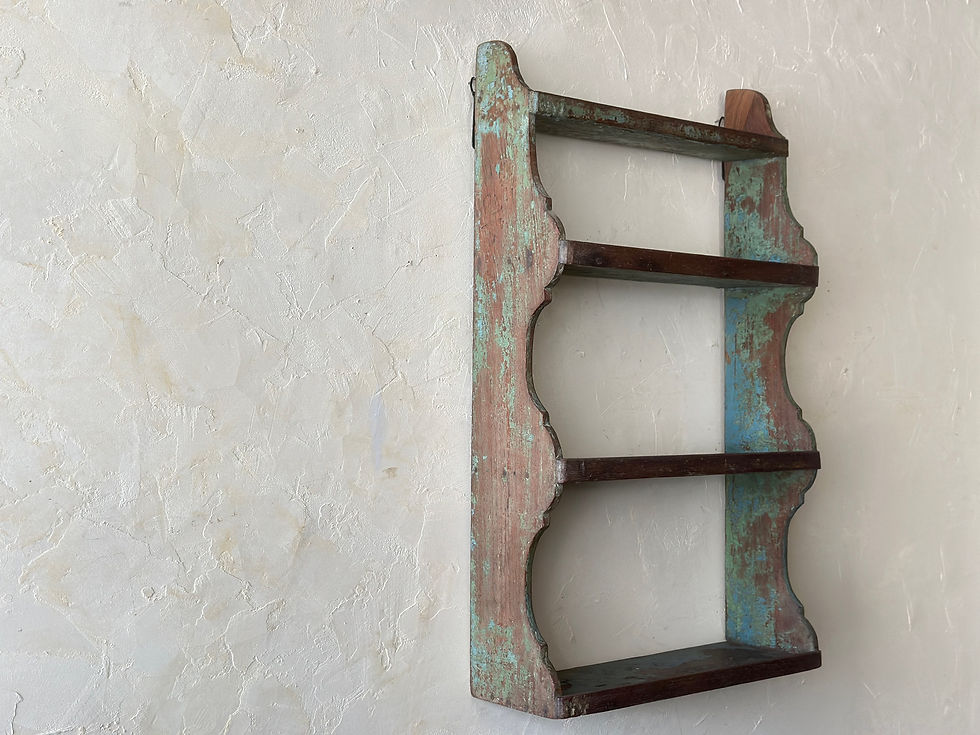 サムネイル： india antique wall open cabinet