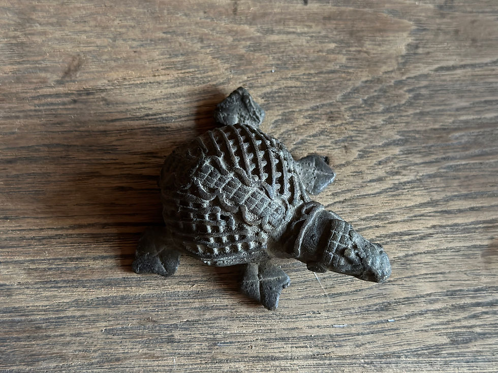 India old brass animal object③