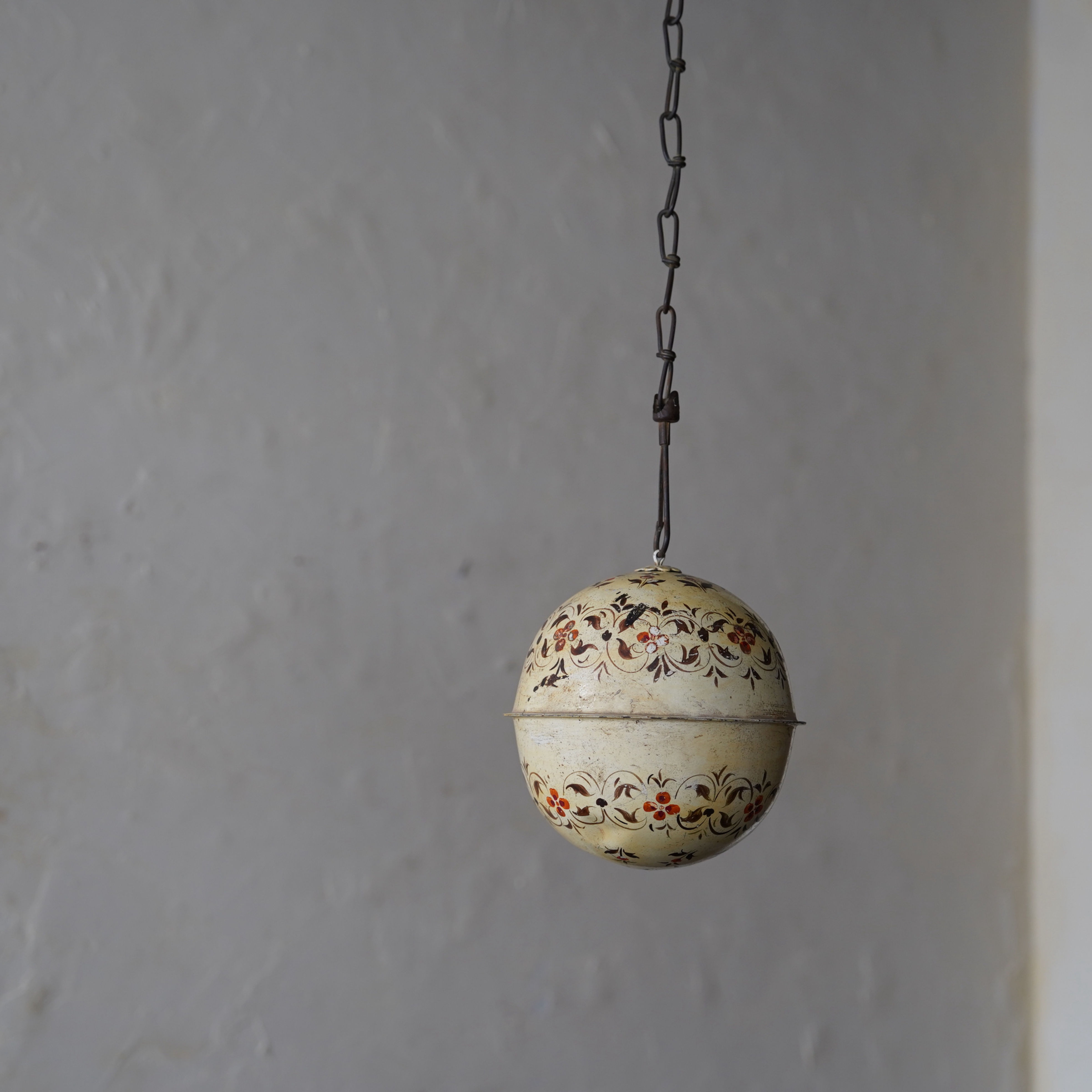 インド ヴィンテージ 鉄製ハンドペイント オーナメント