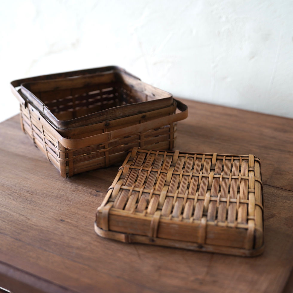 サムネイル： 日本 古い竹籠