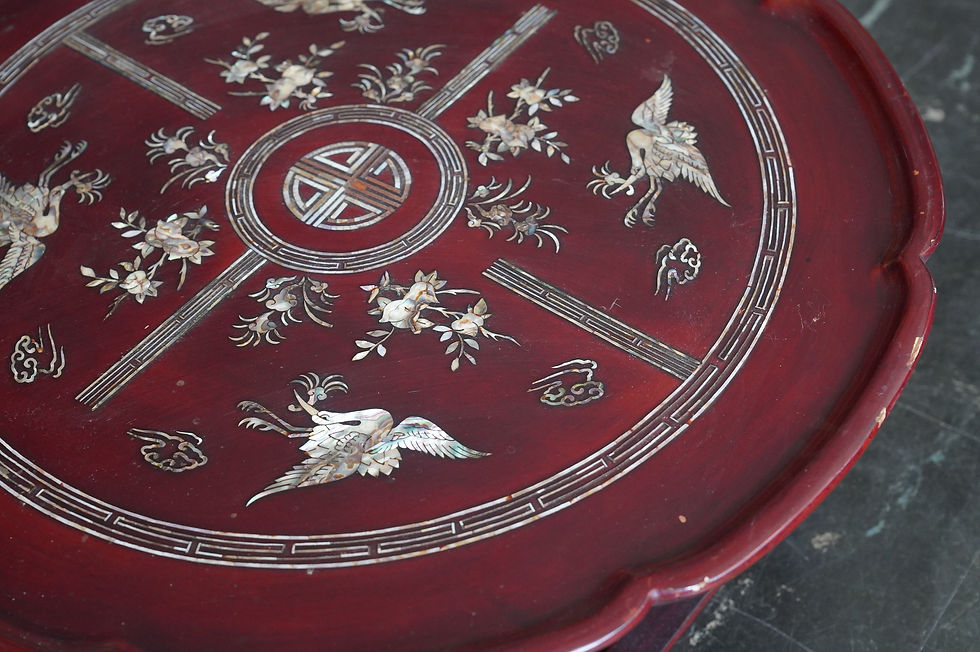 China vintage Lacquer Tea Table