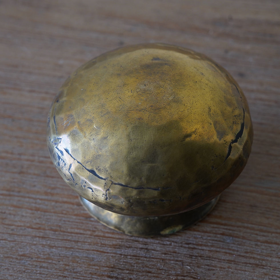 サムネイル： Indian antique brass small vessel
