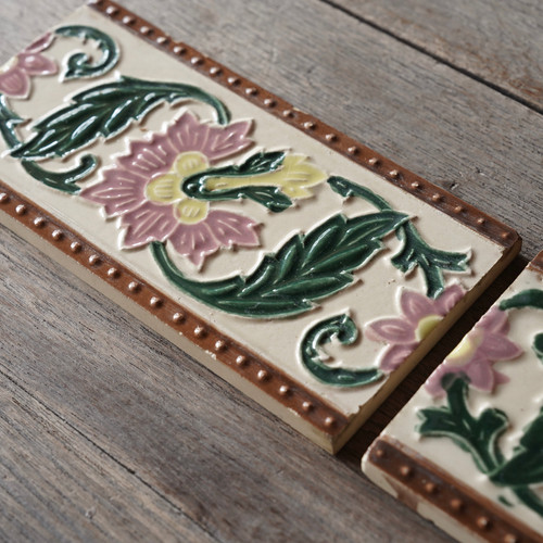 マジョリカタイル 2set | TABULE アジアのアンティーク家具