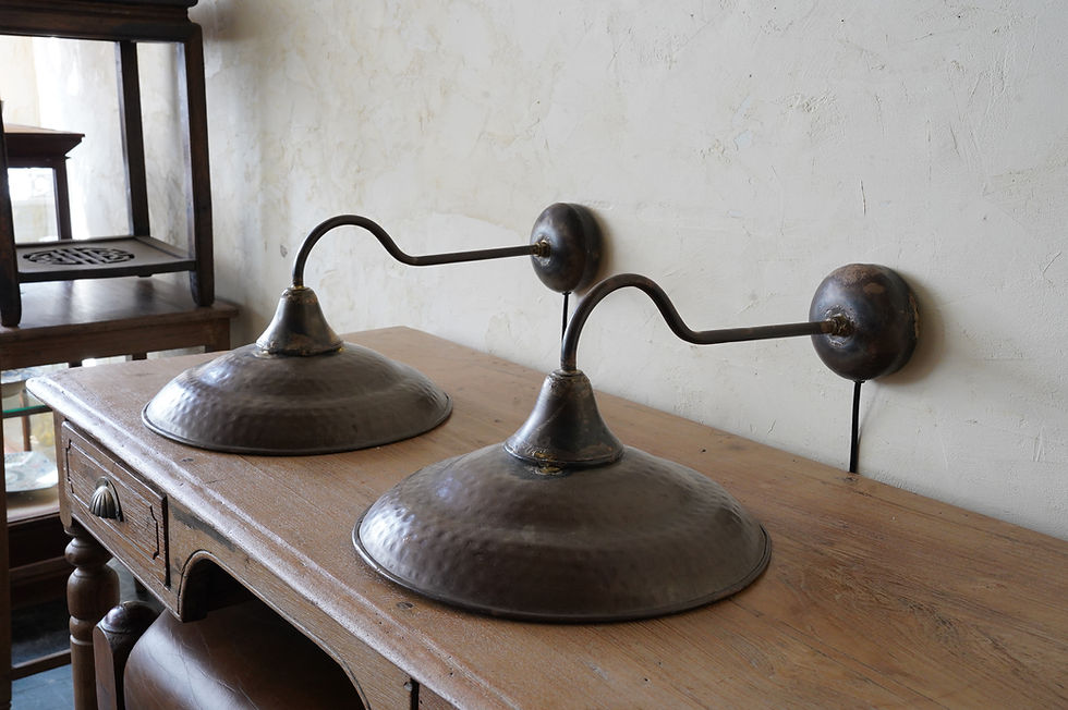 サムネイル： India vintage iron wall light