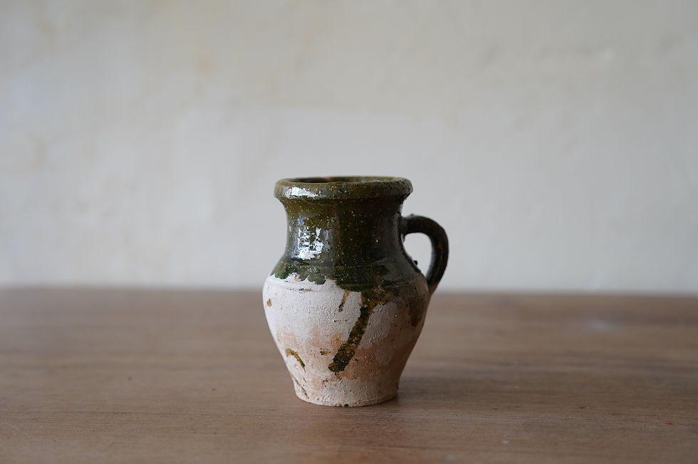 サムネイル： Vintage Anatolian terracotta pot from Turkey 15