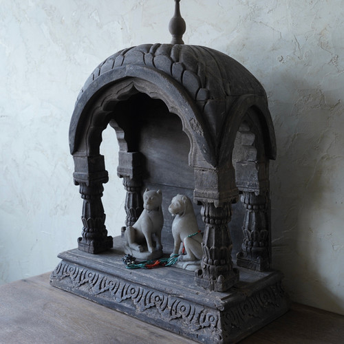 インド アンティーク木彫り建築オブジェ | TABULE アジアの