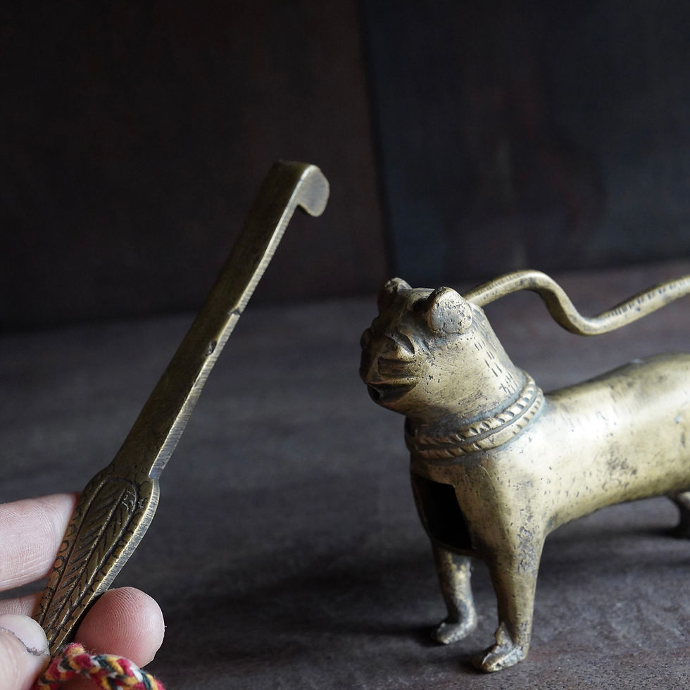 サムネイル： 真鍮製 キャットパドロック