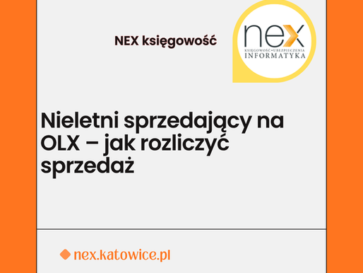 Nieletni sprzedający na OLX – jak rozliczyć sprzedaż używanych rzeczy i wyrobów własnych?