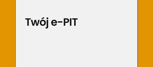 Twój e-PIT – Rozliczenie roczne z podatku przygotowane przez urząd skarbowy