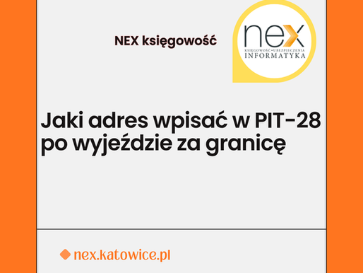 Jaki adres wpisać w PIT-28 po wyjeździe za granicę