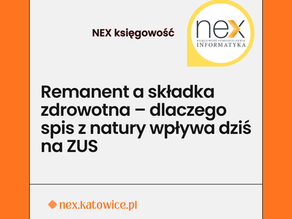 Remanent a składka zdrowotna – dlaczego spis z natury wpływa dziś na ZUS