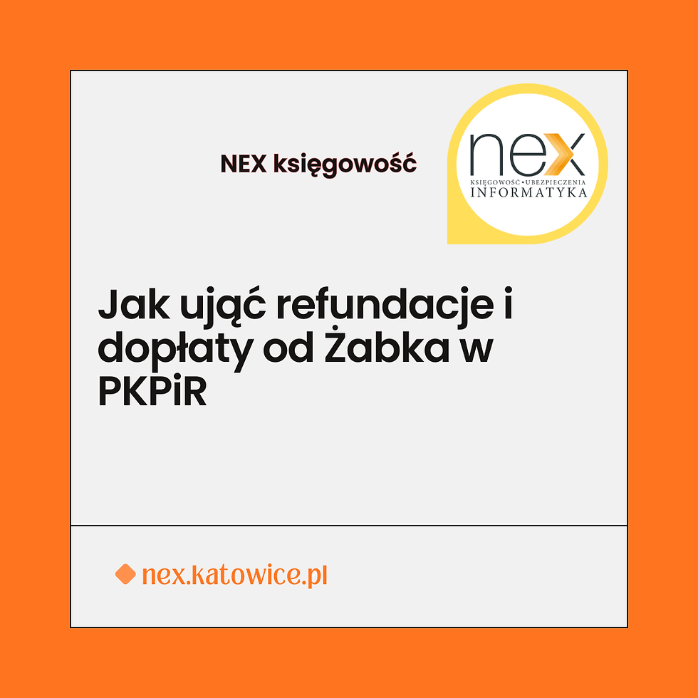 Jak ująć refundacje i dopłaty od Żabka w PKPiR