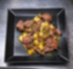 tagliata di manzo con rucola e grana/ funghi / patate (7)