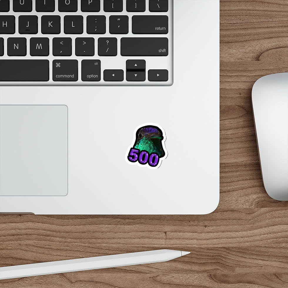 Thumbnail: Birding Sticker - 500 Life Birds